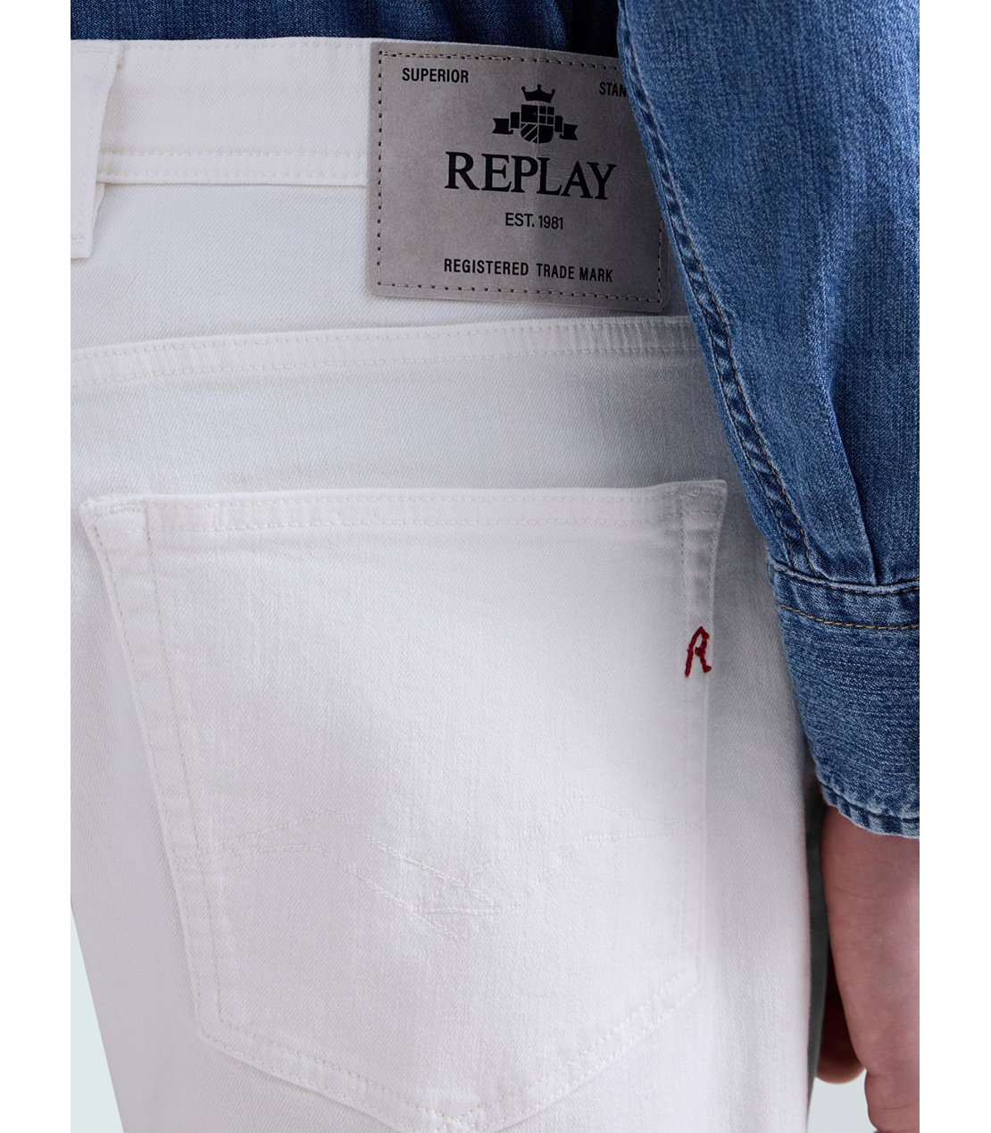 GROVERデニムショーツ 詳細画像 ホワイト 7